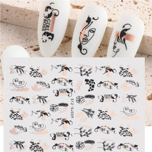 Load image into Gallery viewer, Two Tone Gold Plated Nail Art Stickers Manicure Stickers Nail Art Decoration Nail Accessories For Women
