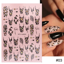 Load image into Gallery viewer, Two Tone Gold Plated Nail Art Stickers Manicure Stickers Nail Art Decoration Nail Accessories For Women
