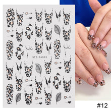 Load image into Gallery viewer, Two Tone Gold Plated Nail Art Stickers Manicure Stickers Nail Art Decoration Nail Accessories For Women
