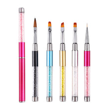 Load image into Gallery viewer, Drill Pipe Nail Tool Brush Line Drawing Pen Crystal Pen Manicure Draw Paint Pen Nail Art Brush Nail Tool
