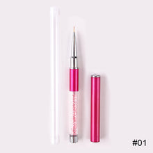 Load image into Gallery viewer, Drill Pipe Nail Tool Brush Line Drawing Pen Crystal Pen Manicure Draw Paint Pen Nail Art Brush Nail Tool
