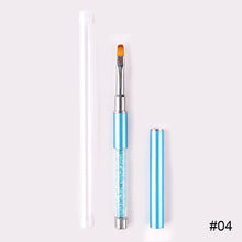 Load image into Gallery viewer, Drill Pipe Nail Tool Brush Line Drawing Pen Crystal Pen Manicure Draw Paint Pen Nail Art Brush Nail Tool
