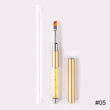 Load image into Gallery viewer, Drill Pipe Nail Tool Brush Line Drawing Pen Crystal Pen Manicure Draw Paint Pen Nail Art Brush Nail Tool
