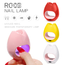 Load image into Gallery viewer, 16W Rose Nail Lamp Nail Dryer Manicure Tool Fast Curing Gel Lamp LED Lamp Manicure Machine for Nail Polish Dryer
