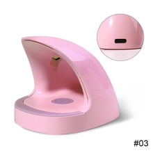 Load image into Gallery viewer, Mini Shark Shape Nail Lamp Small Portable Nail Lamp Quick Dry Fast Curing Gel Lamp LED Lamp Manicure Tool for Nail Polish Dryer
