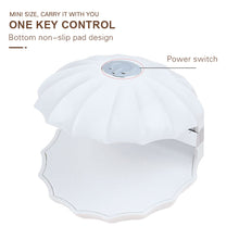 Load image into Gallery viewer, 18W Shell Shaped Nail Lamp Quick Dry LED Manicure Lamp Small Portable Fast Curing Gel Lamp for Nail Polish Dryer
