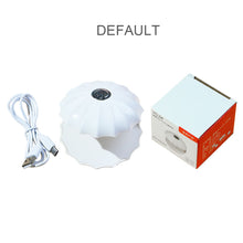 Load image into Gallery viewer, 18W Shell Shaped Nail Lamp Quick Dry LED Manicure Lamp Small Portable Fast Curing Gel Lamp for Nail Polish Dryer
