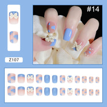 Load image into Gallery viewer, 24pcs/set Manicure Fake Nail Detachable Fake Nail Patch Wearing Nails Nail Stickers Nail Art Accessories
