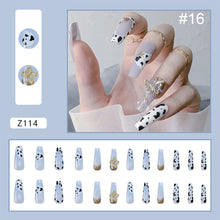 Load image into Gallery viewer, 24pcs/set Manicure Fake Nail Detachable Fake Nail Patch Wearing Nails Nail Stickers Nail Art Accessories
