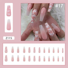 Load image into Gallery viewer, 24pcs/set Manicure Fake Nail Detachable Fake Nail Patch Wearing Nails Nail Stickers Nail Art Accessories

