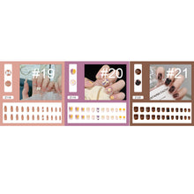 Load image into Gallery viewer, 24pcs/set Manicure Fake Nail Detachable Fake Nail Patch Wearing Nails Nail Stickers Nail Art Accessories
