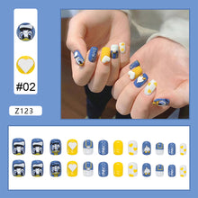 Load image into Gallery viewer, 24pcs/set Manicure Fake Nail Detachable Fake Nail Patch Wearing Nails Nail Stickers Nail Art Accessories
