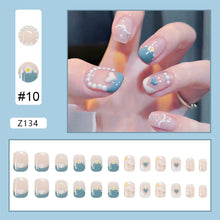 Load image into Gallery viewer, 24pcs/set Manicure Fake Nail Detachable Fake Nail Patch Wearing Nails Nail Stickers Nail Art Accessories

