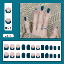 Load image into Gallery viewer, 24pcs/set Manicure Fake Nail Detachable Fake Nail Patch Wearing Nails Nail Stickers Nail Art Accessories
