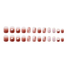 Load image into Gallery viewer, 24pcs/set Manicure Fake Nail Detachable Fake Nail Patch Wearing Nails Nail Stickers Nail Art Accessories

