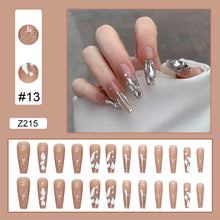 Load image into Gallery viewer, 24pcs/set Manicure Fake Nail Detachable Fake Nail Patch Wearing Nails Nail Stickers Nail Art Accessories

