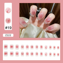 Load image into Gallery viewer, 24pcs/set Manicure Fake Nail Detachable Fake Nail Patch Wearing Nails Nail Stickers Nail Art Accessories
