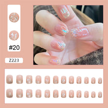 Load image into Gallery viewer, 24pcs/set Manicure Fake Nail Detachable Fake Nail Patch Wearing Nails Nail Stickers Nail Art Accessories
