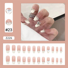 Load image into Gallery viewer, 24pcs/set Manicure Fake Nail Detachable Fake Nail Patch Wearing Nails Nail Stickers Nail Art Accessories
