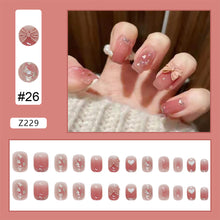 Load image into Gallery viewer, 24pcs/set Manicure Fake Nail Detachable Fake Nail Patch Wearing Nails Nail Stickers Nail Art Accessories
