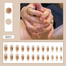 Load image into Gallery viewer, 24pcs/set Nail Stickers Nail Pieces Removable Fake Nails Extensions Artificial Nail Art Accessories
