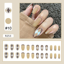 Load image into Gallery viewer, 24pcs/set Nail Stickers Nail Pieces Removable Fake Nails Extensions Artificial Nail Art Accessories

