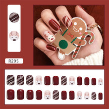 Load image into Gallery viewer, 24pcs/set Nail Stickers Nail Patch Removable Fake Nails Extensions Artificial Nail Art Accessories

