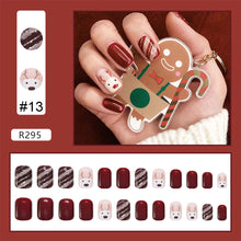 Load image into Gallery viewer, 24pcs/set Nail Stickers Nail Patch Removable Fake Nails Extensions Artificial Nail Art Accessories
