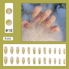 Load image into Gallery viewer, 24pcs/set Nail Stickers Nail Patch Removable Fake Nails Extensions Artificial Nail Art Accessories
