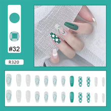 Load image into Gallery viewer, 24pcs/set Nail Stickers Nail Patch Removable Fake Nails Extensions Artificial Nail Art Accessories
