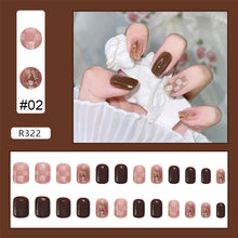 Load image into Gallery viewer, 24pcs/set Various Nail Pieces Nail Patch Removable Fake Nails Extensions Artificial Nail Art Accessories
