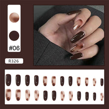 Load image into Gallery viewer, 24pcs/set Various Nail Pieces Nail Patch Removable Fake Nails Extensions Artificial Nail Art Accessories
