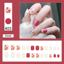 Load image into Gallery viewer, 24pcs/set Various Nail Pieces Nail Patch Removable Fake Nails Extensions Artificial Nail Art Accessories
