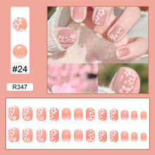 Load image into Gallery viewer, 24pcs/set Various Nail Pieces Nail Patch Removable Fake Nails Extensions Artificial Nail Art Accessories
