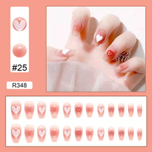 Load image into Gallery viewer, 24pcs/set Various Nail Pieces Nail Patch Removable Fake Nails Extensions Artificial Nail Art Accessories
