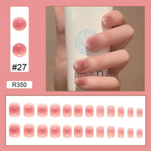 Load image into Gallery viewer, 24pcs/set Various Nail Pieces Nail Patch Removable Fake Nails Extensions Artificial Nail Art Accessories
