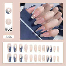 Load image into Gallery viewer, 24pcs/set Various Nail Pieces Nail Patch Removable Fake Nails Extensions Artificial Nail Art Accessories
