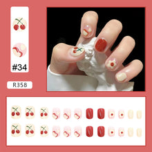 Load image into Gallery viewer, 24pcs/set Various Nail Pieces Nail Patch Removable Fake Nails Extensions Artificial Nail Art Accessories
