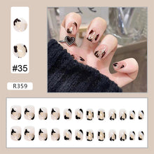 Load image into Gallery viewer, 24pcs/set Various Nail Pieces Nail Patch Removable Fake Nails Extensions Artificial Nail Art Accessories
