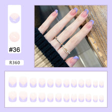 Load image into Gallery viewer, 24pcs/set Various Nail Pieces Nail Patch Removable Fake Nails Extensions Artificial Nail Art Accessories
