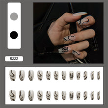 Load image into Gallery viewer, 24pcs/set Multicolor Nail Pieces Nail Patch Removable Fake Nails Extensions Artificial Nail Art Accessories
