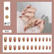 Load image into Gallery viewer, 24pcs/set Multicolor Nail Pieces Nail Patch Removable Fake Nails Extensions Artificial Nail Art Accessories
