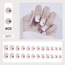 Load image into Gallery viewer, 24pcs/set Nail Pieces Nail Patch Removable Fake Nails Extensions Artificial Nail Art Accessories
