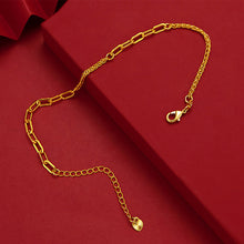 Load image into Gallery viewer, Trendy Women Brass Vacuum Plating Gold Chain Bracelets Fashion Elegant Alluvial Gold Simple Gold Chain Bracelet Accessories
