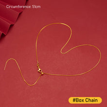Load image into Gallery viewer, Water Wave Chain Women Alluvial Gold Personality Gold Necklaces Elegant Simple Gold Thin Chain Necklace Accessories
