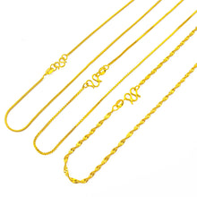 Load image into Gallery viewer, Water Wave Chain Women Alluvial Gold Necklaces Personality Snake Bone Chain Elegant Simple Gold Thin Chain Necklace Jewelry
