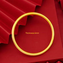 Load image into Gallery viewer, Simple Adjustable Women Alluvial Gold Bangles Personality Fashion Elegant Gold Bracelet Jewelry Accessories
