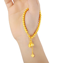 Load image into Gallery viewer, Simple Lotus Lotus Pod Women Alluvial Gold Bangles Personality Fashion Lucky Beads Elegant Gold Bracelet Jewelry Accessories
