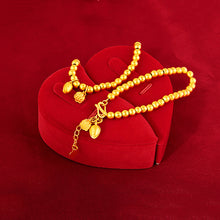 Load image into Gallery viewer, Simple Lotus Lotus Pod Women Alluvial Gold Bangles Personality Fashion Lucky Beads Elegant Gold Bracelet Jewelry Accessories
