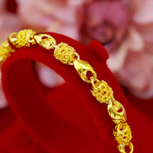 Load image into Gallery viewer, Fashion Alluvial Gold Bracelet Exquisite Hollow Out Sand Gold heart Simple Lucky Heart Bracelet Women Jewelry Accessories
